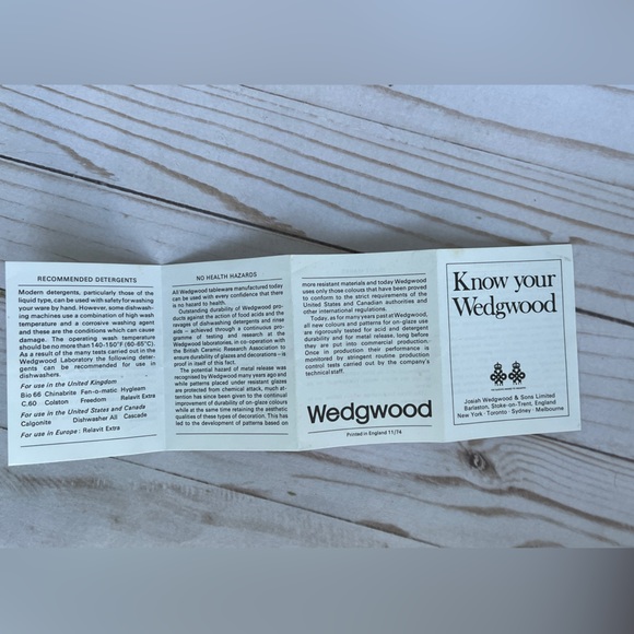 Wedgewood Vintage Seal of State Series Jasperware Set 6 New Hampshire Barlett - Picture 8 of 9